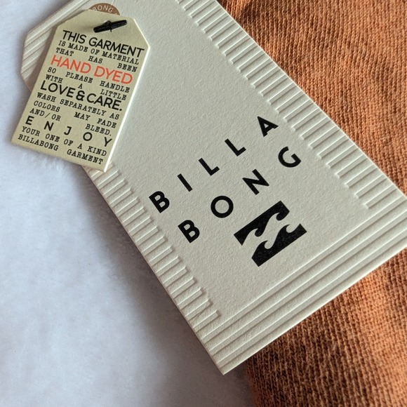 Billabong Ron‎ Jon Surf Shop Graphic Sweatshirt Orange Sun Yin Yang Waves Size S - Picture 5 of 9